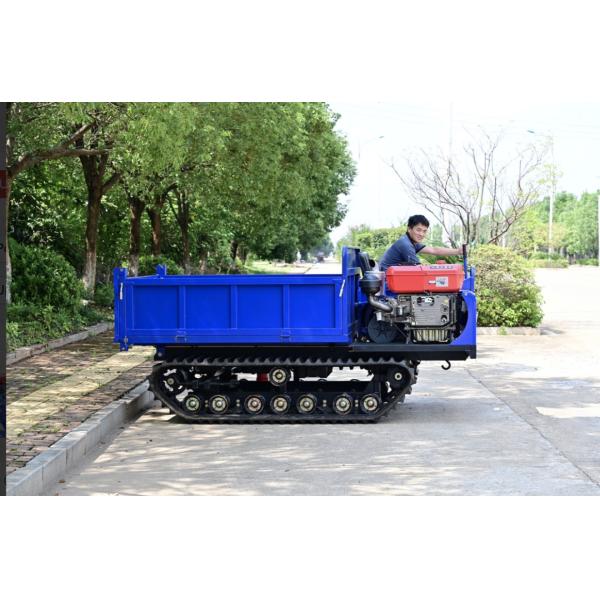 26.6HP Горнодобывающие машины Боковой сброс стиль GF3500 резиновый трассы Crawler Dumper