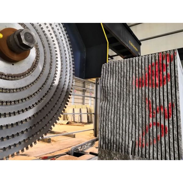 Energy Saving Big Stone Machine 45KW Motor Multi-blade Bridge Saw Stone Cutting Machine for Granite Marble Block