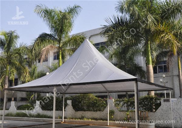 Outdoor No Wall Cover Pressed Aluminum Alloy Frame High Peak Tents
