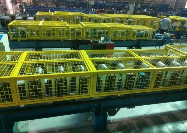 Tr40 Cr12 Chain Drive Corrugated Iron Rolling Machine Trapezoidal Ibr Metal Roll Former