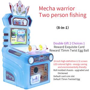 Управление монетами Мех Воин Два человека Рыбалка Джойстик Детские аркадные игры