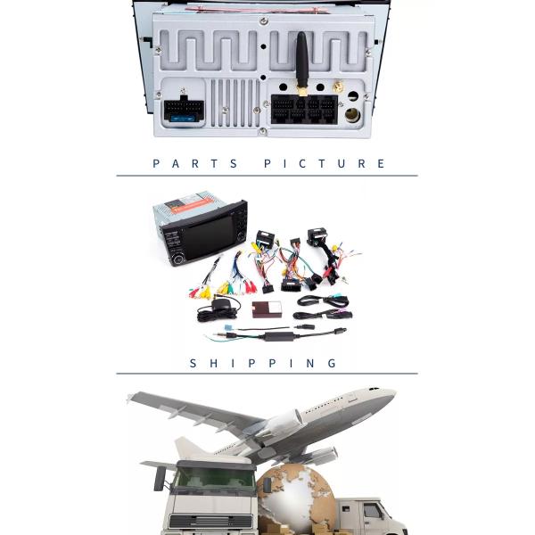 4+32G Car Multimedia Mercedes Benz DVD Player With Rear Camera AUX