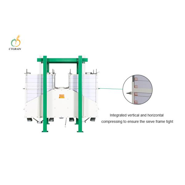 Wheat Corn Grain Milling Equipment With Closed Type And Open Type Sieving Box