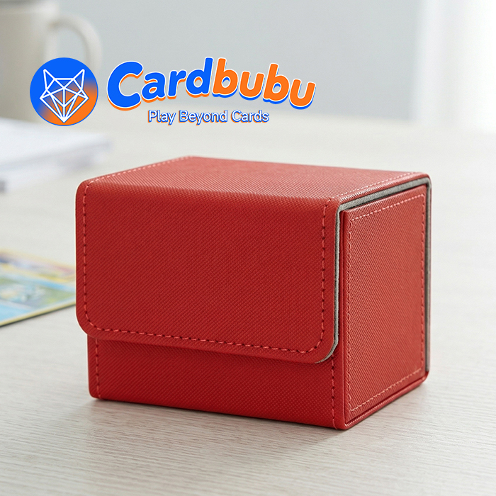 Commander Horizontal Yugioh Leather Deck Box Card Board Box Holder For Trading Card