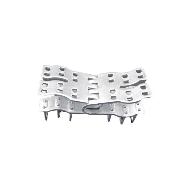ALLOY Silver Color Conveyor Belt Fastener for Customized Conveying Solutions