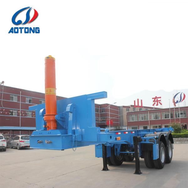 Высокая полезная нагрузка Aotong Гидравлическая система рулевой рампы низкая кровать полуприцеп грузовик 9м 13м