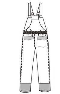 прозодежды Bib крепежной детали велкро одежды защиты от дуги 350gsm огнезамедлительные