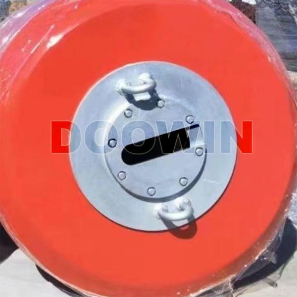 Foam Filled Through Chain Mooring Large Ocean Chain Support Buoy
