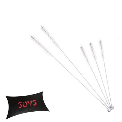 Long Coated Wire Handle Long Pipe Cleaning Brush 16cm Nylon Pipe Brushes