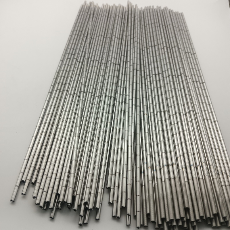 Stainless Steel Capillary Tube Opening Device Triangular Needle Penetration