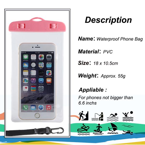 PVC ABS Water Resist Waterproof Cellphone Bag