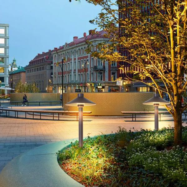 Outdoor IP65 Waterproof Aluminum Garden Light Led Bollard Light for Modern Landscape