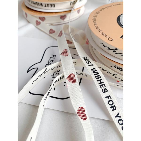 13 мм напечатанная хлопчатобумажная лента DIY ремесленная лента для упаковки в подарок