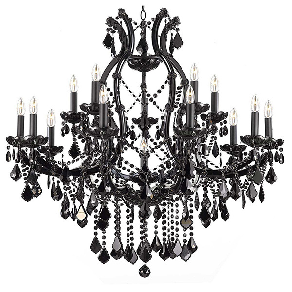 Contemporary black chandelier lighting (WH-CY-95)