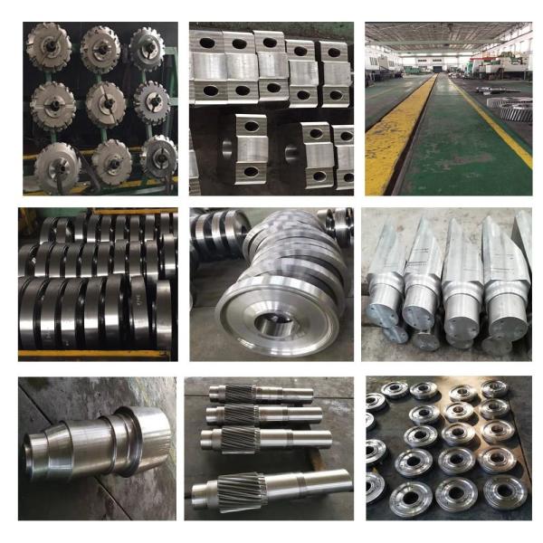 Aisi4140 42CrMo4 Forged Steel Parts Heavy Sized St52 Forging Steel Products