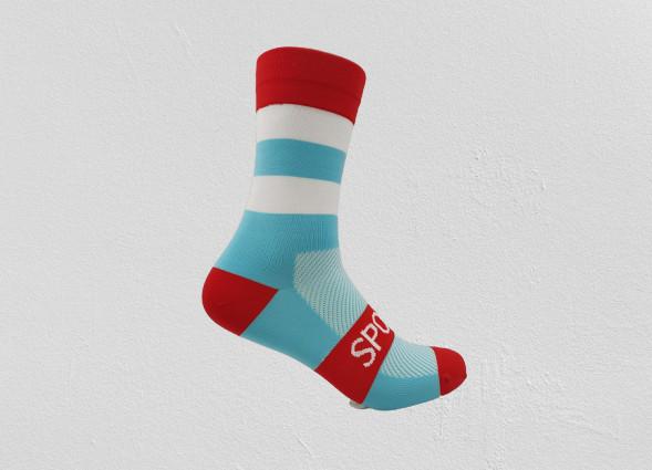 Anti - Fungal Outdoor Sports Custom Cycling Socks Women 's And Men 's Anti - Sweat Ankle Running