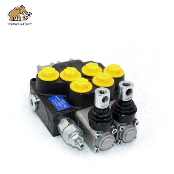 Pneumatique manuel de valve de DCV 40 de bobine directionnelle hydraulique du contrôle 2