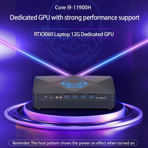 Intel i9 11900H processor RTX 3060 with Triple HDMI2.0 ports Gaming Mini PC