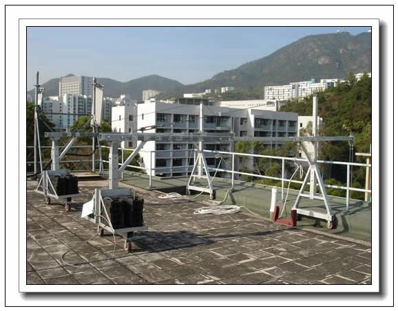 ZLP800 electric hoist building maitenance temporary gondola in Malaysia
