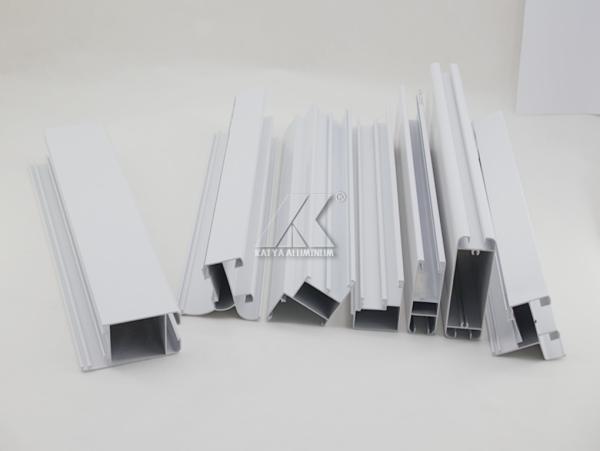 Powder Coating Extrusion Aluminium Sliding Door Profiles T3 Temper
