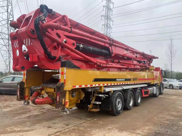 2021 Model Used Concrete Boom Pump 68m VOLVO Chassis Sany 1100 Working  Hours