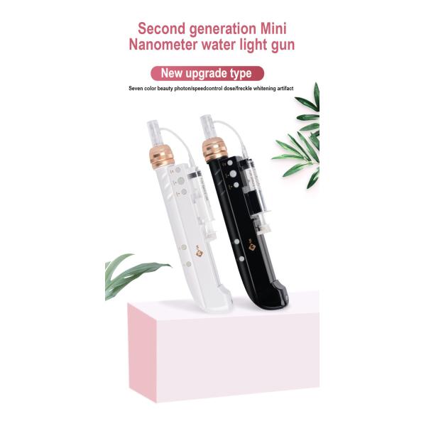 7 lights Nano Derma Pen 3 in 1 Mini Water Mesotherapy Injector for Breast Enhancers