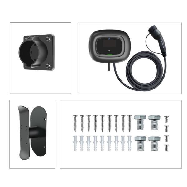 Заряжатель 32A трехфазное 22KW электротранспорта Wallbox GBT 3.7KW 7KW