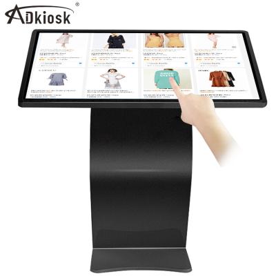 Affichage à cristaux liquides interactif fonctionnel multi 49Inch du totem 400cd/m2 d'écrans d'affichage numérique