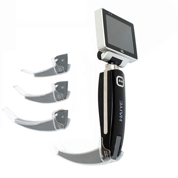 anesthsia stainless steel tracheal laryngeal video laryngoscope for difficult airway intubation use