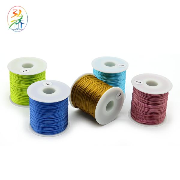 1 мм толстый нейлоновый плетеный шнур для самодельного изготовления браслетов и ожерелий из бусинок