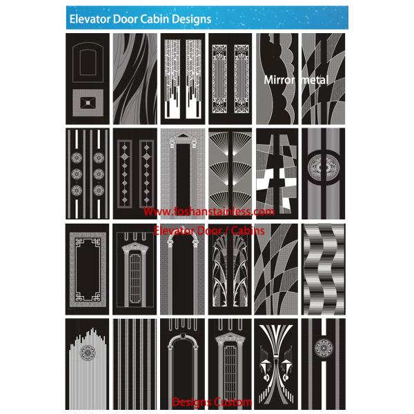 Elevator Interior Panels Cabin Finishes Standard Size 1219*2438mm From China Manufacturer