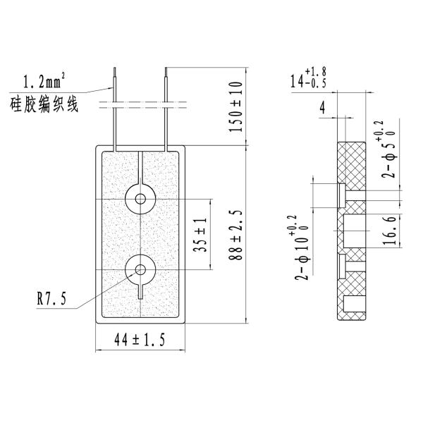 RX27-8 Ceramic Housed Wirewound Resistor