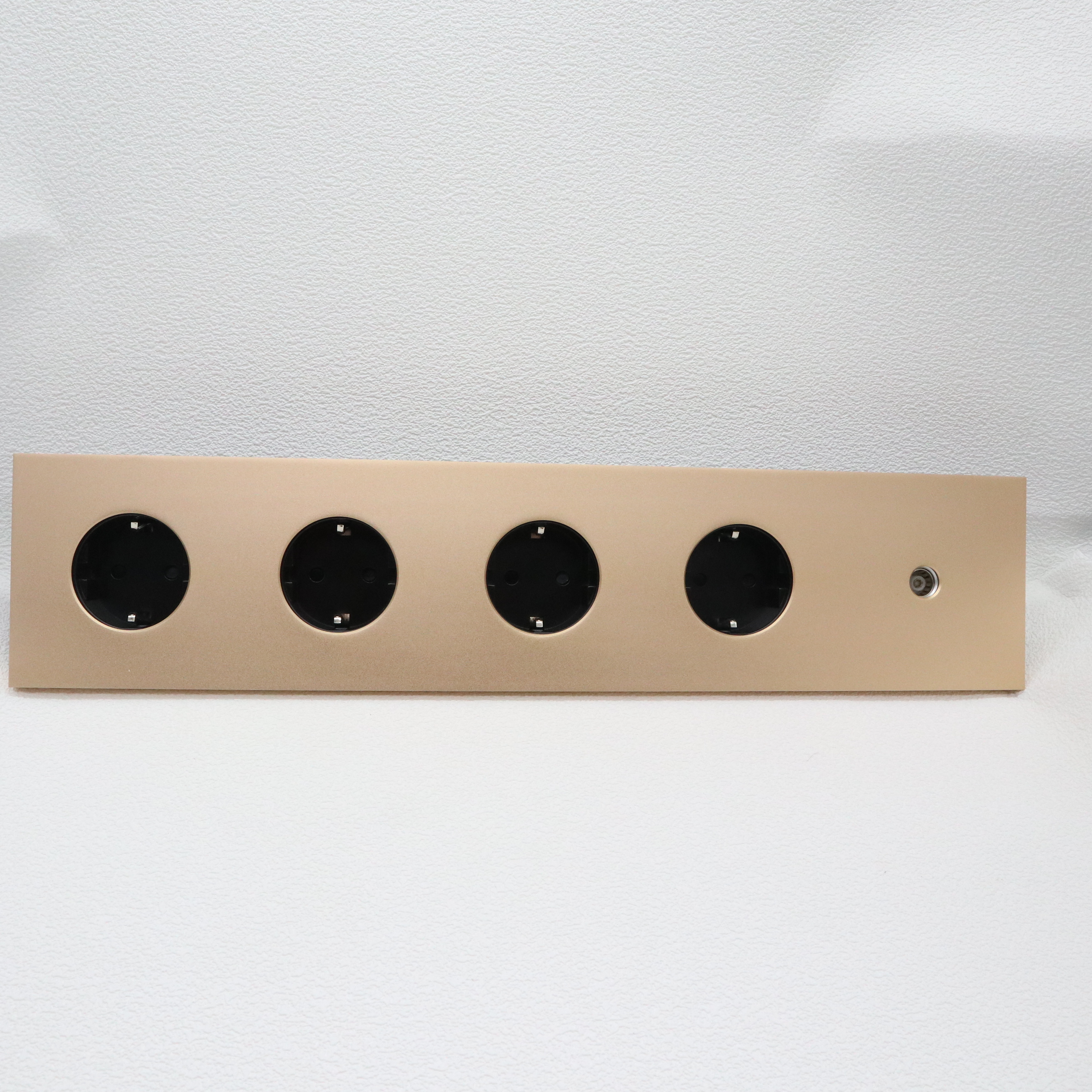 Customizable EU UK Type 13A 12A Smart Wifi Socket Plug with 4 Plug USB Charge and NFC Power Plug Max 16A Current Wall Switches