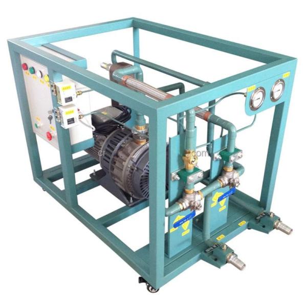 R1233zd R245fa unidade de recuperação de óleo total menos refrigerante máquina de recuperação de baixa pressão R123 estação de carregamento