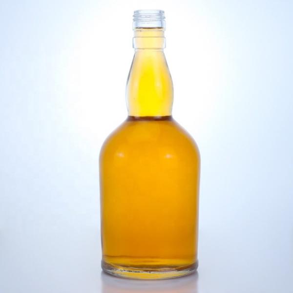 Cap Type Cork Glass Bottle 70cl 75cl Classic Design Bottle For Shandong Round Shape