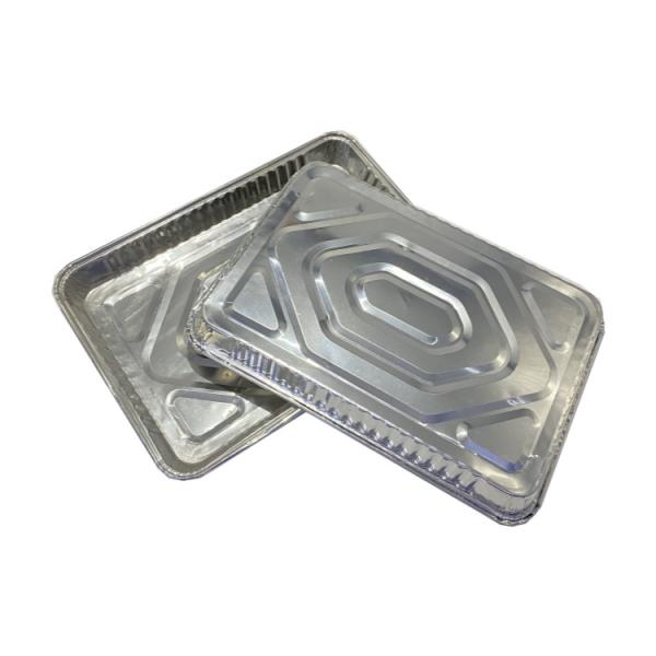 BBQ Cookie Rectangular Foil Trays 1400ml Great Thermal Conductivity