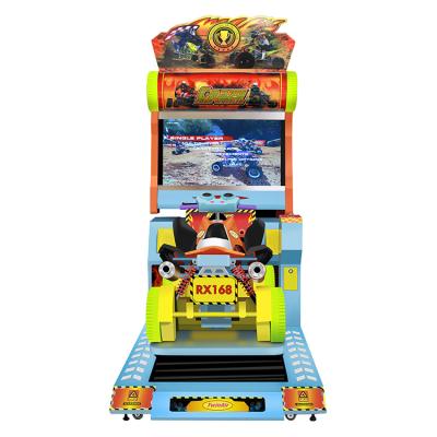 Nouveau simulateur Arcade Crazy Four Wheel Car de la conception 2020 emballant la vidéo de machine de jeu conduisant la machine de voiture
