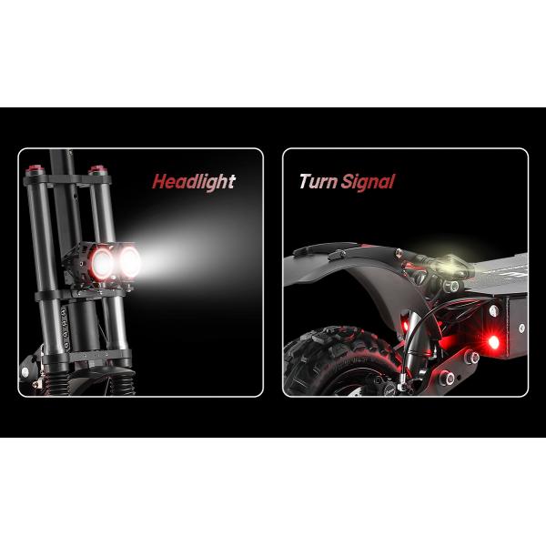 Y11 CE 60V 6000W Scooters Motorcycle Two-wheel Scooter for Citycoco Mopped Wide Wheel