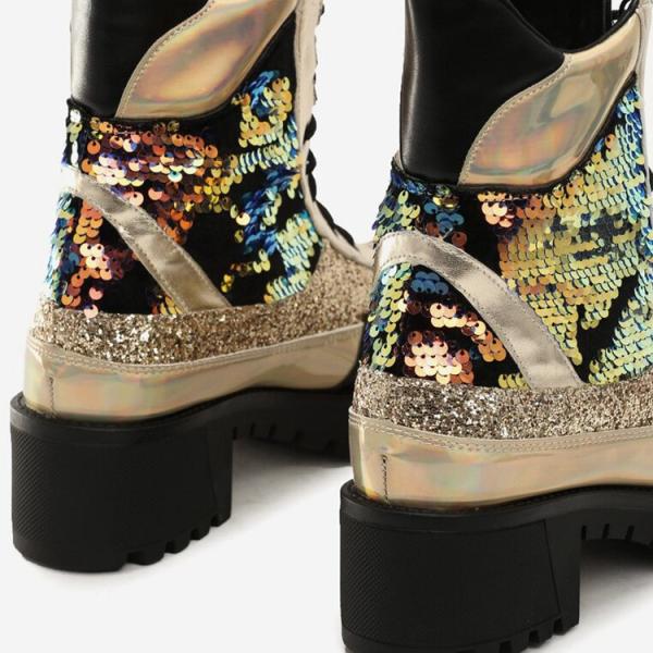 Animal Print OEM Ladies Flat Boots Flat Platform Leather Ankle Boots