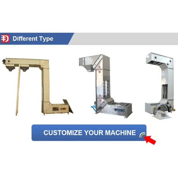 2L Z Bucket Conveyor Z Elevator Automatic For Food / Hardware
