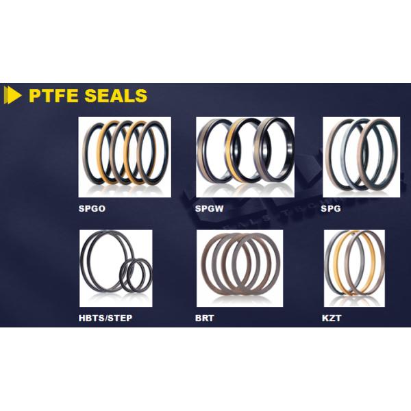 Wear Resistance Hydraulic Piston Seal SPGW PTFE Cylinder Seal Piston Seal Rings For Excavator Spare Parts