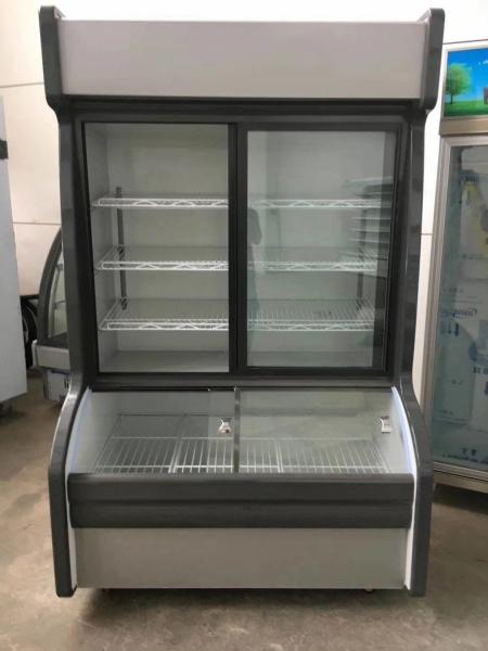 Food and beverage order counter Dishes restaurant barbecue refrigerator crisper refrigerated frozen vegetables