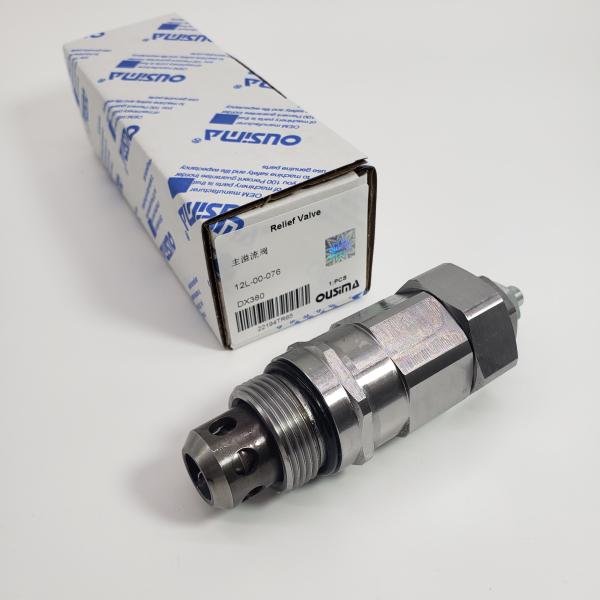 Excavatrice Main Relief Valve 12L-00-076 pour DOOSAN DX380 DH80