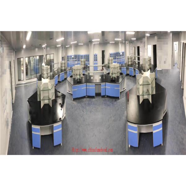 Chemical Resistance Wood Lab Work Table  For Hospital With Adjustable Foot