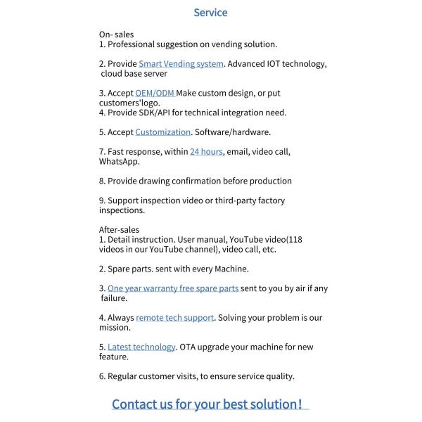 Автомат сельскохозяйственной продукции овоща свежих фруктов с экраном касания системы охлаждения