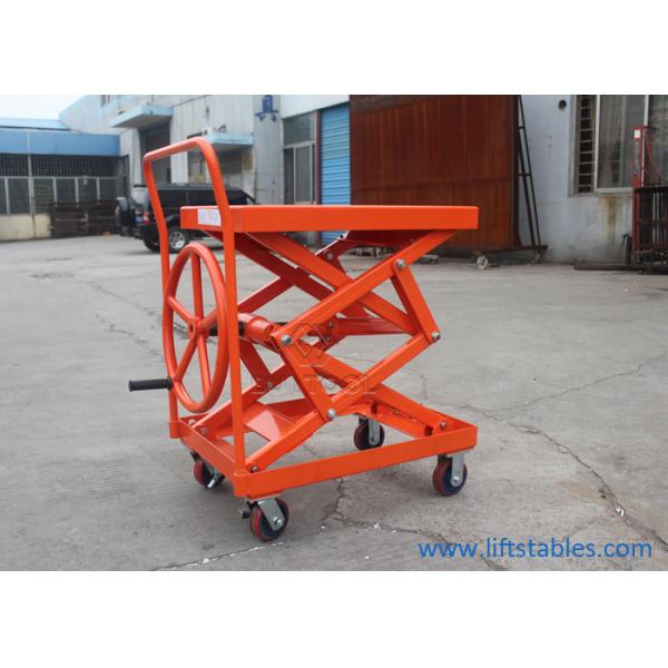 Triplicar-se Scissor a capacidade móvel da tabela de elevador hidráulico 770-Lb
