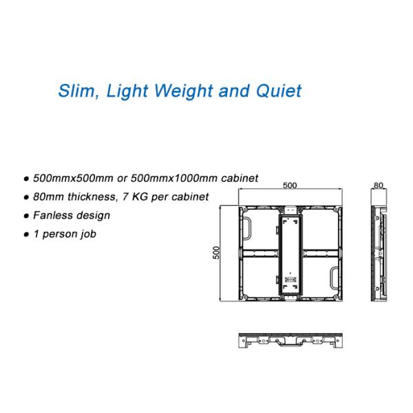 Outdoor Rental LED Display P6 Cable Free Modules High Brightness LED Screen