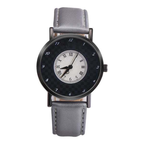 Water Resistant 38mm Couple Watches Leather Belt 3ATM Fashion Stylish Couple