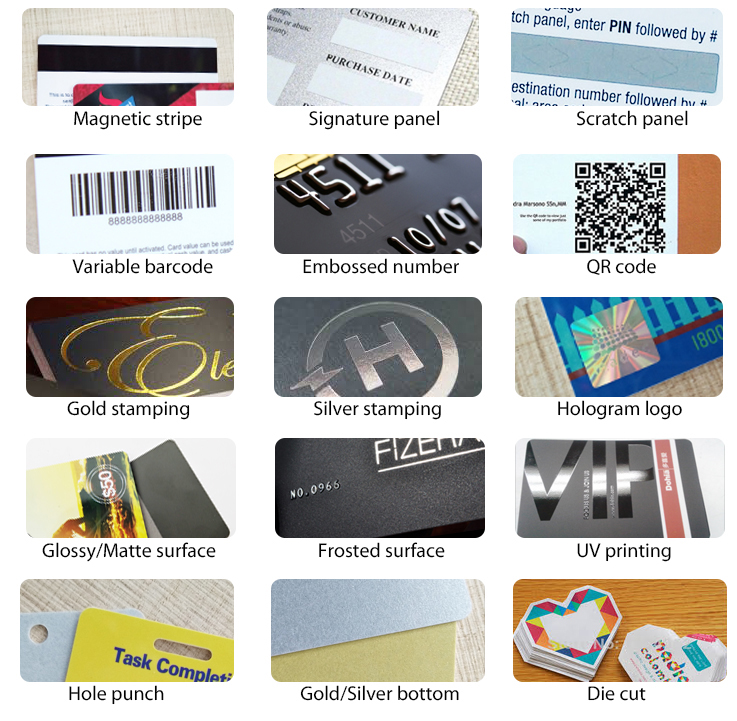 Preprinted OEM золотой пластиковой фольги печати карты PVC горячей металлический серебряный печатая