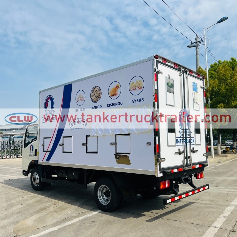 HOWO 4X2 Day-old Chick Delivery Truck for Poultry Farms